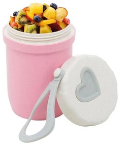 Pote Térmico com Alça Rosa 300 Ml
