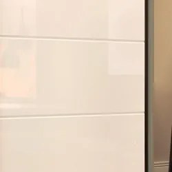 Guarda Roupa Casal Com Espelho 2 Portas de Correr Cavic Duna/Off White