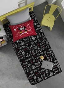Jogo de Cama Malha Mickey Solteiro 2 Peças