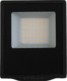 Projetor Led Alumínio Preto 30w 3000k 120° Ip66 Evo