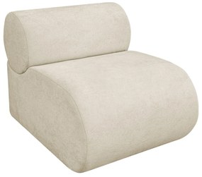 Poltrona Decorativa Orgânica Escritório Recepção Sala Virgínia Bouclé - ADJ Decor
