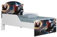 Mini Cama Infantil 148x68cm Proteção Lateral Herói Aranha Z53 - Mpozen