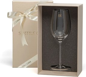 Taça de Cristal Mozart Basic P/ Vinho Chardonnay 360ml c/ Caixa de Presente Incolor