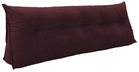 Kit Almofada Mel 1,00 + 2 Almofadas 40x40 Suede Bordô