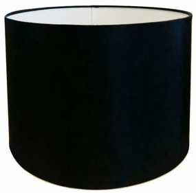 Cúpula abajur cilíndrica cp-8021 Ø45x25cm preto