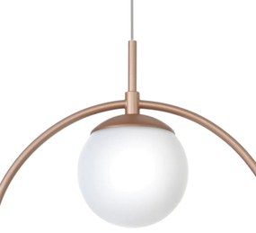 Pendente Cerchio 44X12X31,5Cm Metal Alumínio E Globo Ø12Cm 01Xg9 - Old... (PRETO)