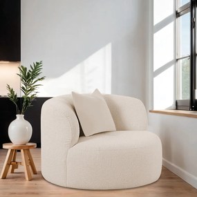 Poltrona Orgânica Maitê Luxo Sala Recepção Decorativa Linho