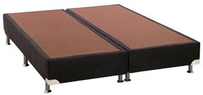 Base de Cama Box Camurca Preto Queen 158 cm (LARG) Baixa - 42895 Sun House