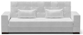 Sofá Cama Casal 3 Lugares 210cm Lisboa Corano  D03 - D'Rossi - Branco