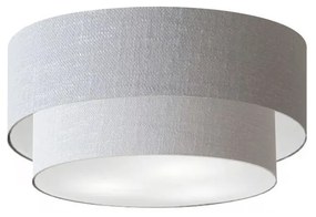 Plafon Para Banheiro Cilíndrico SB-3062 Cúpula Cor Rústico Cinza Branco