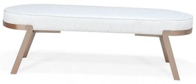 Recamier Agnion Estofado Retangular Base Metal