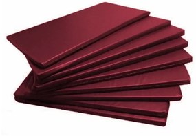 Kit 3 Colchonetes Academia, Espuma D33 Imperme�Vel 90 X 42 (Vermelho)