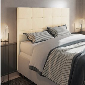 Cabeceira Stambul Para Cama Box King 195 cm Suede - D'Rossi - Bege