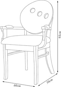 Cadeira Sala de Jantar e Jogos Teseu Estrutura de Madeira Maciça e MDF Veludo Preto/Imbuia G42 - Gran Belo
