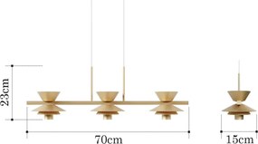 Pendente Bird Occa Linear 15X23X70Cm Alumínio 03Xmr11 - Qimporta Pd237... (BRANCO)