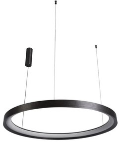 Pendente Led Metal Aluminio Grafite 48W 3000K Giro