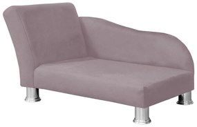 Divã Cama Pet Luxo para Cães E Gatos Elegante Confortável Suede Crepe