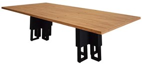 Mesa Amazonas Retangular 2000 - Misto Laminado Cinamomo / Laca Kleiner