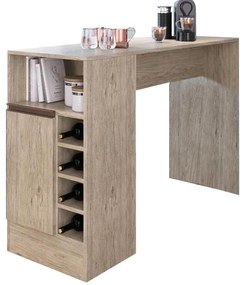 Bancada Balcão Gourmet Mesa Cozinha Multiuso Marrom