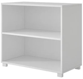 Armário Estante Livreiro 2 Nichos Bl 63 - Branco
