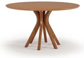 Mesa Jantar Delfim Redonda Cor Champagne 120cm - 76933 Sun House