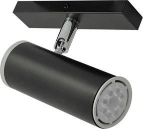 Spot De Sobrepor Aluminio Acrilico - PRETO