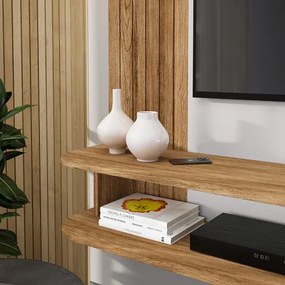 Painel Jeri Cinamomo/Off White - Bechara Móveis