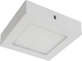 Plafon Led Sobrepor Branco 6W 12X12cm Yamamura - LED BRANCO QUENTE (3000K)