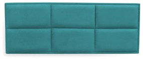 Cabeceira Painel Cama Box Solteiro 90cm Nina Suede Turquesa - Sheep Estofados - Água