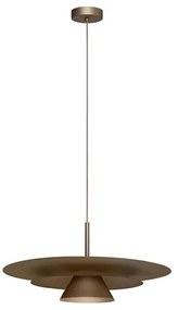 Pendente Led Aluminio 7W 2700K 60Cm Plie - OLIVA