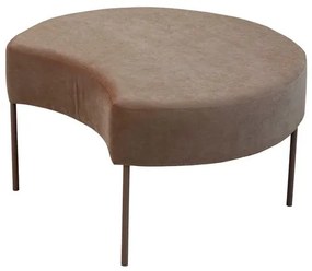 Pufe Nhacão Sarja Gruta Aço Marrom 41cm - 73910 Sun House