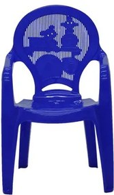 Cadeira Infantil Tramontina Catty Azul Estampado em Polipropileno