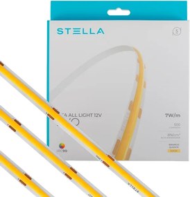 Fita De Led 7w Por Metro 12v 5m Irc90 All Light Evo - LED BRANCO QUENTE (3000K)