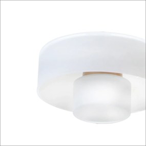 Arandela Bol Ø18X09Cm Vidro E Metal Alumínio 01Xled 5,5W 2700K - Old A... (ROSE FOSCO, CRISTAL (Transparente))