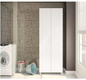 Armário Multiuso 2 Portas 1 Gaveta Branco