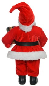 Papai Noel Decorativo com Led Vermelho e Branco 30x15 cm F04 - D'Rossi
