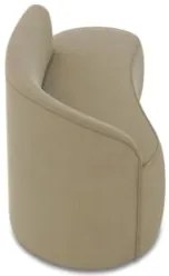 Sofá 3 Lugares Para Sala 180cm Orgânico Wendi Suede Marrom Rt I01  - M