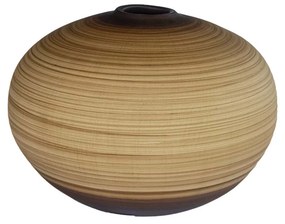 Vaso Bola P decorativo em Cerâmica Carolina Haveroth - Bamboo Fosco