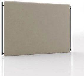Cabeceira Design para Cama King Bezos Pés em Madeira Veludo Bege G91 - Gran Belo