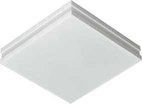 Plafon Led De Sobrepor Quadrado Alum&amp;amp;#xED;nio Branco 25w Bilbao - LED BRANCO NEUTRO (4000K)