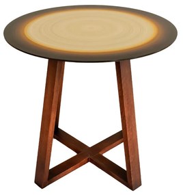 Mesa Pés Cruzados Decorativa - Salar Alto Brilho  Kleiner