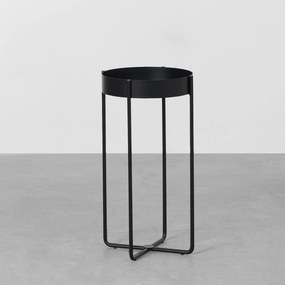 Mesa Lateral Cora Preto - 30cm