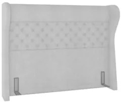 Cabeceira Cama Box Casal 140cm Trinidad Z37 Boucle Branco - Mpozenato
