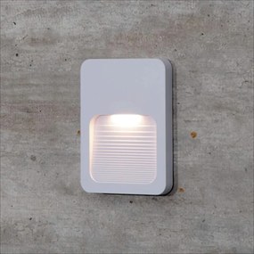 Balizador Fit Sobrepor 2W Led 3000K Ip65 Branco 09X12X1,2Cm | Opus Dn... (Branco)