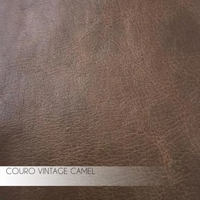 Sofá 2 Lugares Clássico 168cm Couro Marrom G28 - Gran Belo