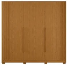 Guarda Roupa Casal 237cm 6 Portas Vinna A02 Cinamomo        - Mpozenat