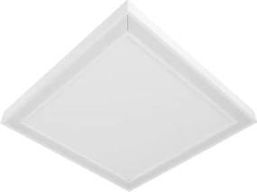 Plafon Led Sobrepor Quadrado 33,6W 3000K Fit - BRANCO