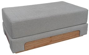 Puff Contemporâneo Alive - Lâmina Cinamomo Natural  Kleiner