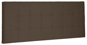 Cabeceira Painel Verona Para Cama Box Casal 140 cm Suede - D'Rossi - Caramelo