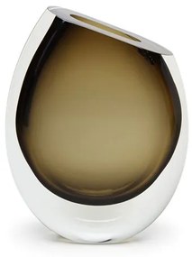 Vaso 96 MS Fumê Murano Cristais Cadoro